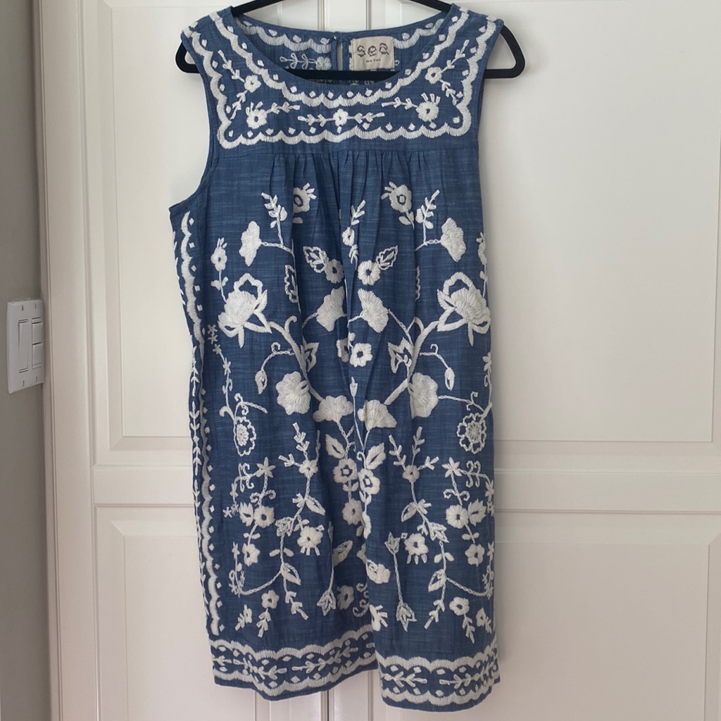 Gorgeous Sea New York Embroidered Dress In 4